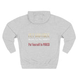 Three-Panel Fleece Hoodie