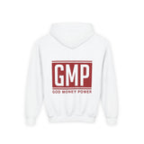 GMP (God Money Power) Youth Hoodie — Bold Faith & Success Sweatshirt