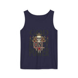 God Money Power- Skull Tank Top — Edgy Graphic Streetwear