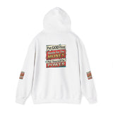 Hoodie — "Put GOD First, Hustle For The MONEY, Put Yourself In POWER" Inspirational Graphic Hoodie