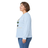 Long Sleeve Tee — "God · Money · Power" Graphic