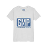 Youth Tee — GMP "God Money Power" Logo Tee (Kids Religious Faith Shirt)