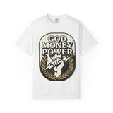 God Money Power Graphic T-Shirt