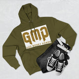 GMP Hoodie — "God Money Power" Bold Gold Graphic Fleece Pullover