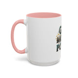 God Money Power Accent Coffee Mug — Inspirational Faith & Prosperity Ceramic Mug (11/15oz)