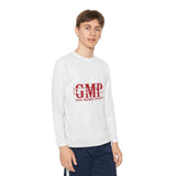 GMP 'God Money Power' Youth Long Sleeve Tee - Red Logo