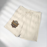 Fleece Sweat Shorts — 'God Money Power' Vintage Emblem