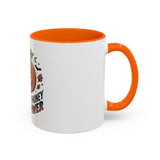 Halloween Pumpkin "GMP: God Money Power" Accent Coffee Mug — Spooky Fall Gift (11/15oz)