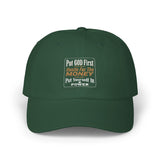 Dad Cap — "Hustle For The Money" Embroidered Classic Baseball Hat
