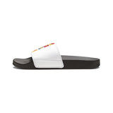 Slide Sandals — Bold 'GMP GOD? MONEY? POWER?' Graphic Strap