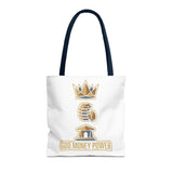 God Money Power Tote Bag — Inspirational Faith & Prosperity Canvas Tote
