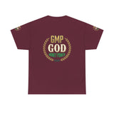 GMP God Money Power Tee — Motivational Gold Laurel Graphic T-Shirt