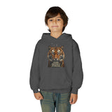 Tiger 'God Money Power' Youth Hoodie — Bold Graphic Pullover for Kids