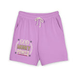 Money Power Fleece Sweat Shorts — Garment-Dyed Lightweight Lounge Shorts