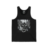 Angel Of Death Gothic Mythology Tank Top – Dark Angel & Serpent Graphic