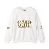 GMP "God Money Power" Crewneck Sweatshirt — Gold Logo Streetwear