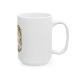 Ceramic Mug — God Money Power Gold Emblem Coffee Cup