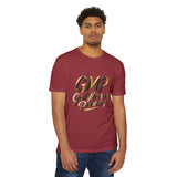 T-Shirt — GMP "God Money Power" Gold Script Graphic