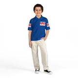 GMP Logo Youth Polo Shirt - Red Branding DryBlend® Kids Jersey Polo