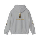 God • Money • Power Hoodie — Gold Block Logo Pullover