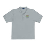 Embroidered Floral 'Love Grows' Polo Shirt