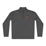 Quarter-Zip Pullover — “Put God First, Then Get The Money, Put Yourself In Power” Graphic Pullover