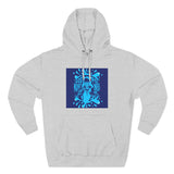 Hoodie - 'God Money Power' Graphic Fleece Pullover
