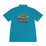 God Money Power Polo Shirt — Men's Motivational Sport Polo