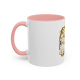 Coffee Mug — "God Money Power" Gold Emblem Accent Mug