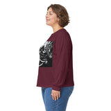 Angel Of Death Long Sleeve Tee — Dark Fantasy Angel & Serpent Graphic