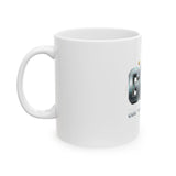 GMP Chrome Logo Mug — Good Money Power Ceramic Coffee Cup (11oz, 15oz)