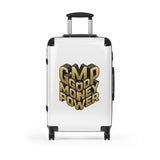 Suitcase — 'GMP Good Money Power' Graphic Carry-On Luggage