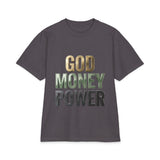 God Money Power T-Shirt — Bold Faith & Hustle Graphic Tee
