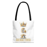 God Money Power Tote Bag — Inspirational Faith & Prosperity Canvas Tote