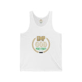 Money Power 'GMP GOD' Tank Top — Athletic Summer Jersey Tank with Gold Laurel Design