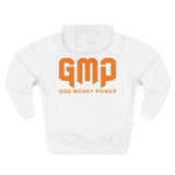 GMP "God Money Power" Hoodie — Bold Orange Streetwear Fleece