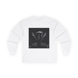 Angel Of Death Grim Reaper Wings Long Sleeve Tee — Dark Gothic Scythe Graphic