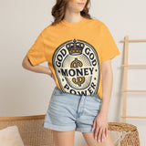 God Money Power T-Shirt — Crown Emblem Graphic Tee (God • Money • Power)