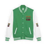 Letterman Jacket - "Put God First, Hustle for the Money" Inspirational Varsity Jacket