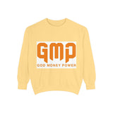 GMP ‘God Money Power’ Sweatshirt — Bold Orange Logo Crewneck