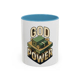 God Power Coffee Mug – Faith & Prosperity Accent Mug (11/15oz)