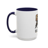 GMP ‘God Money Power’ Accent Coffee Mug - Bold Eagle Graphic 11/15oz