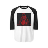 Raglan Shirt — Red Mystic Graphic ‘I Could Believe Anything’ Baseball Tee