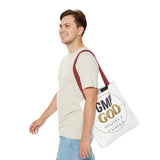 GMP God Tote Bag - 'GOD' Gold Emblem Canvas Tote