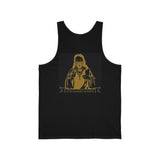 Religious Icon Tank Top — Gold Madonna Graphic Jersey Tank