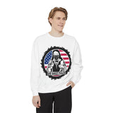 Sweatshirt — Patriotic 'God Money Power' Graphic Crewneck