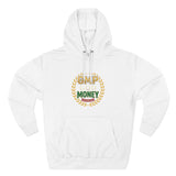 GMP God Money Power Hoodie — Retro Laurel Crest Graphic Hoodie