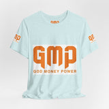GMP "God Money Power" Graphic Tee — Bold Faith & Hustle Shirt