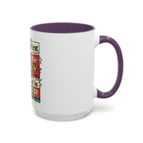 Put GOD First Hustle For The MONEY Accent Coffee Mug — Motivational Faith & Success Gift (11/15 oz)