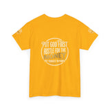 Money Graphic Tee — "Money" Gold Lettering Casual Cotton Shirt